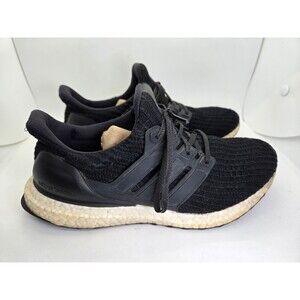 Adidas Ultraboost 4.0 DNA Shoes Womens 7 Black Running Athletic Workout Sneakers